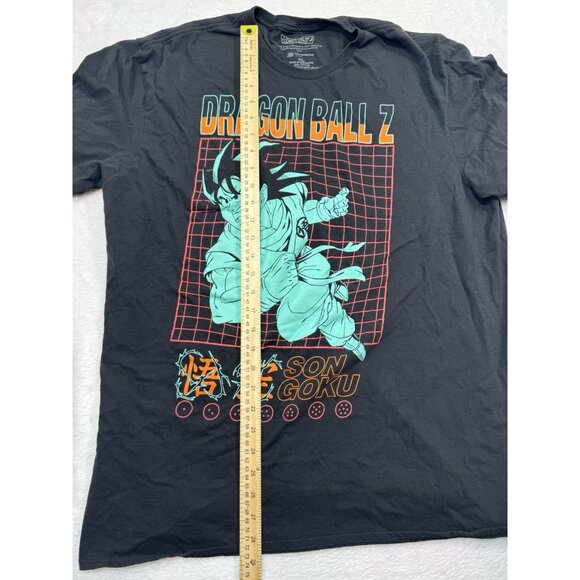 DBZ Dragon Ball Z Son Goku Graphic T-Shirt Men's Size 2XL Black Cotton Shirt NWT - Picture 6 of 8